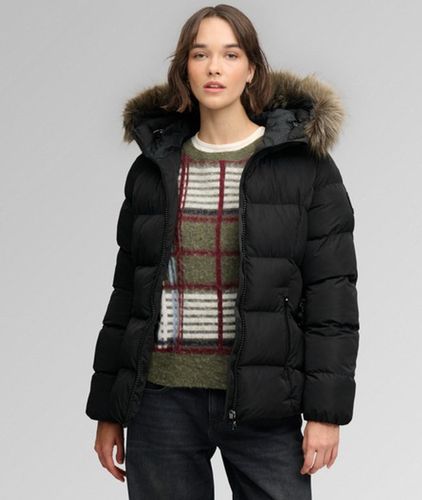 Damen Gesteppt Fuji Jacke Mit Gürtel, - Größe: 42 - Superdry - Modalova