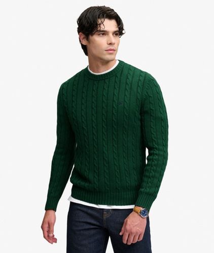 Herren Cable Knit Pullover mit Lockerer Passform - Größe: XL - Superdry - Modalova
