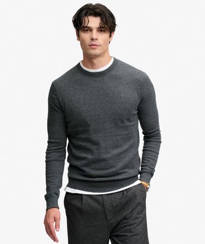 Herren Essential Leichtgewichtiger Pullover aus Wollmischung - Größe: L - Superdry - Modalova