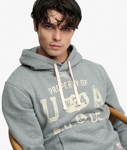 Men's Athletic Essentials Kapuzenpullover - Größe: M - Superdry - Modalova