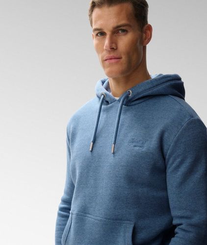 Herren Baumwolle Logostickerei Vintage Kapuzenpullover, & - Größe: L - Superdry - Modalova