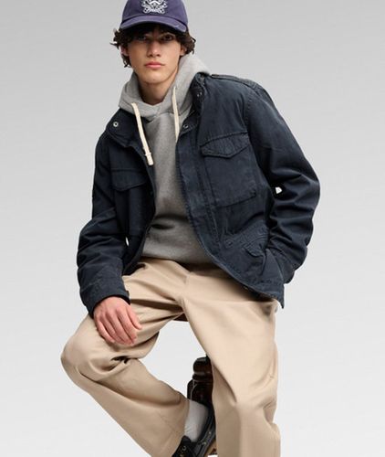 Herren Cotton M65 Jacke - Größe: L - Superdry - Modalova