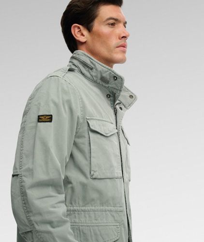 Herren Baumwolle M65 Jacke, , Größe: M - Superdry - Modalova