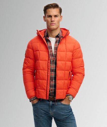 Herren Fuji Lite Steppjacke mit Kapuze - Größe: M - Superdry - Modalova