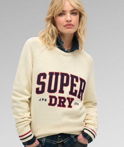 Damen Grafik-pullover mit Lockerer Passform - Größe: 40 - Superdry - Modalova