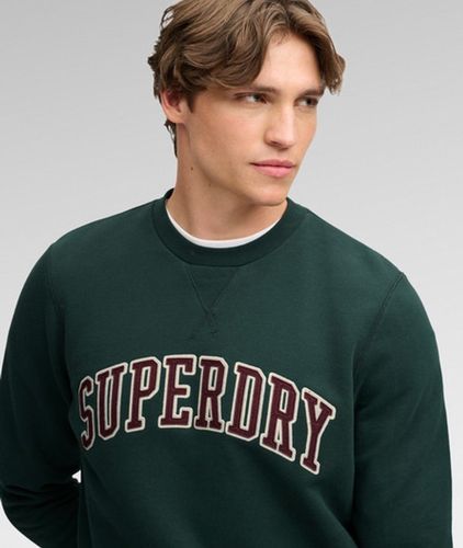 Herren Athletic Applique Sweatshirt Lockere Passform - Größe: M - Superdry - Modalova