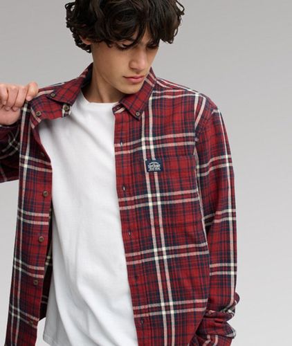 Herren Langärmliges Baumwoll-holzfällerhemd - Größe: M - Superdry - Modalova