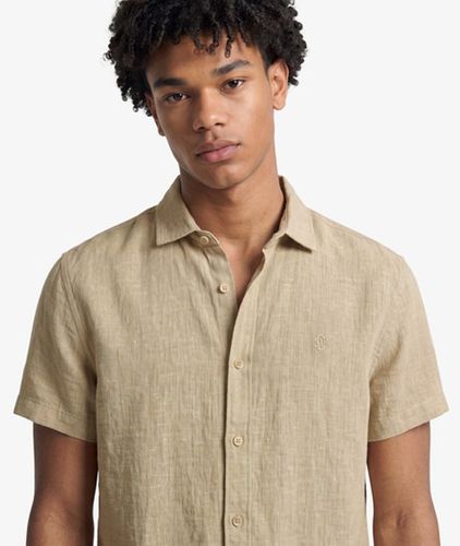 Herren Riviera Kurzarm-leinenhemd - Größe: M - Superdry - Modalova