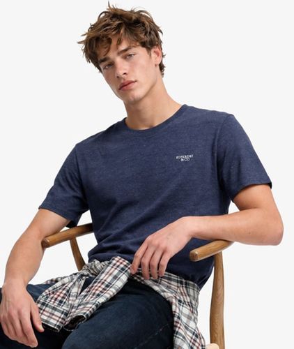 Herren Essential Gesticktes Logo T-shirt in Schmaler Passform - Größe: M - Superdry - Modalova