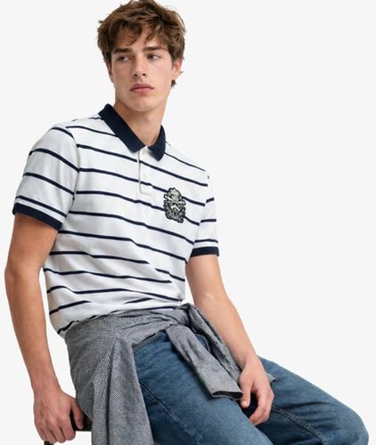 Herren Crest Stripe Poloshirt - Größe: S - Superdry - Modalova