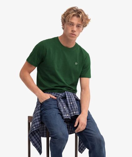 Herren Sd & co Logo T-shirt mit Schmaler Passform - Größe: Xxxl - Superdry - Modalova
