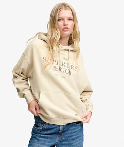 Damen Luxe Casual Kapuzenpullover Lockere Passform - Größe: 34 - Superdry - Modalova