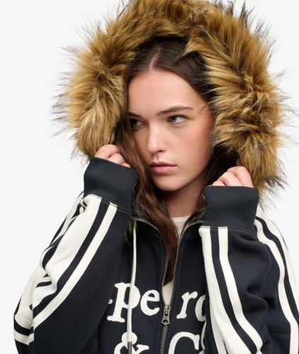 Damen Vintage Kapuzenjacke mit OverGrößed-passform - Größe: 40 - Superdry - Modalova