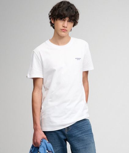 Herren Essential Gesticktes Logo T-shirt in Schmaler Passform - Größe: M - Superdry - Modalova
