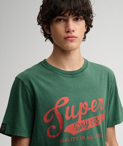 Herren Vintage Script T-shirt - Größe: XL - Superdry - Modalova