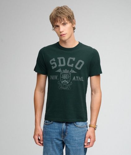 Herren Gothic Varsity T-shirt - Größe: S - Superdry - Modalova