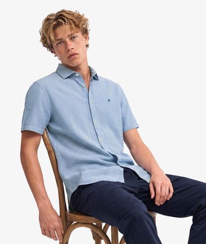 Herren Riviera Kurzarm-leinenhemd - Größe: XL - Superdry - Modalova