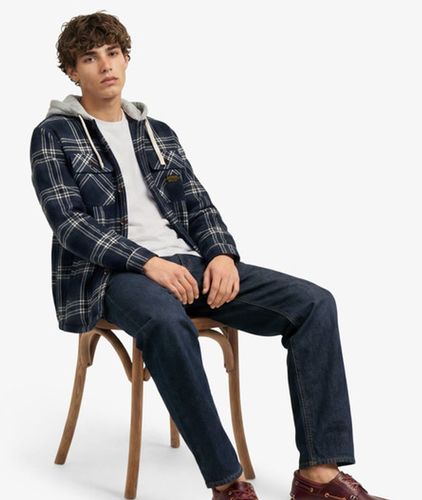 Herren Surplus Karohemd mit Kapuze - Größe: S - Superdry - Modalova