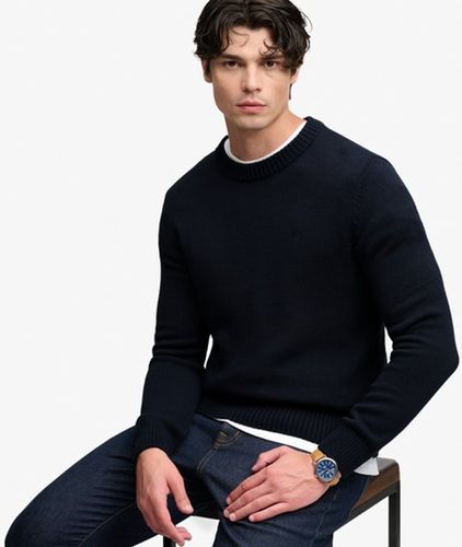 Herren Preppy Baumwoll-pullover - Größe: XL - Superdry - Modalova