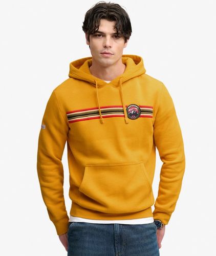 Men's Outdoors Stripe Logo Kapuzenpullover Lockere Passform - Größe: M - Superdry - Modalova