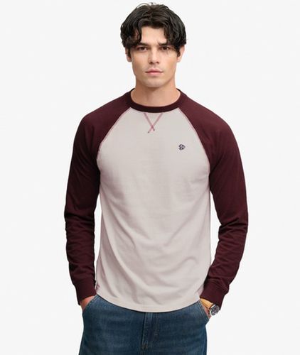Herren Vintage Athletic Baseball Oberteil - Größe: L - Superdry - Modalova