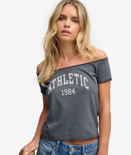 Damen Bardot-top mit Schmaler Passform - Größe: 42 - Superdry - Modalova