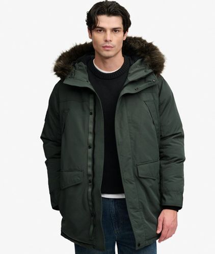 Herren Everest Parka mit Kunstfellbesatz - Größe: S - Superdry - Modalova