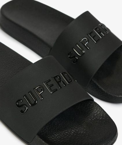 Damen Premium Metallic Pool Sliders - Größe: 5-6 - Superdry - Modalova