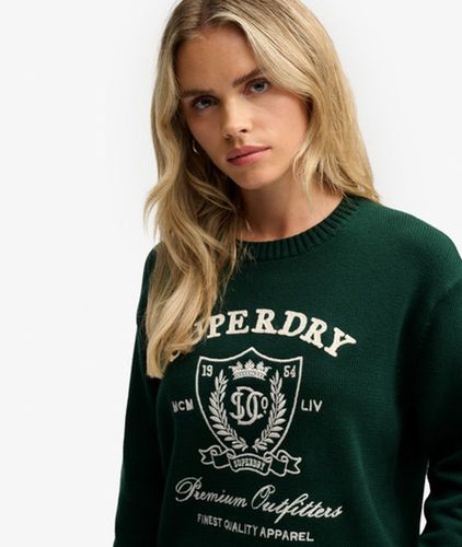 Damen Heritage Graphic Pullover - Größe: 44 - Superdry - Modalova