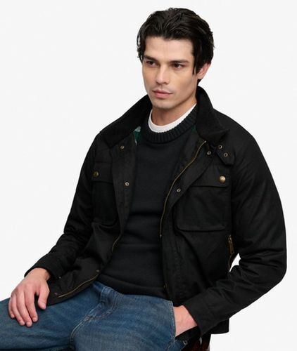 Herren Wax Cropped Racer Jacke - Größe: S - Superdry - Modalova