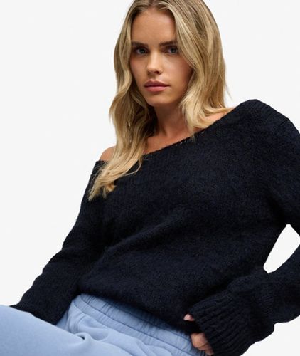 Damen Pullover mit Bootsausschnitt Lockere Passform - Größe: 44 - Superdry - Modalova