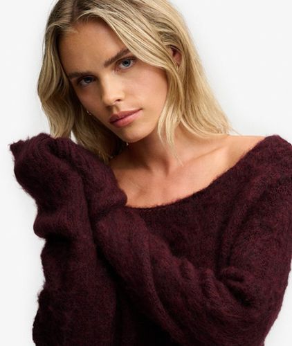 Damen Pullover mit Bootsausschnitt Lockere Passform - Größe: 34 - Superdry - Modalova