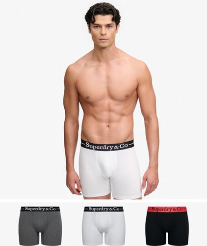 Herren & Co Boxer Triple Pack - Größe: L - Superdry - Modalova