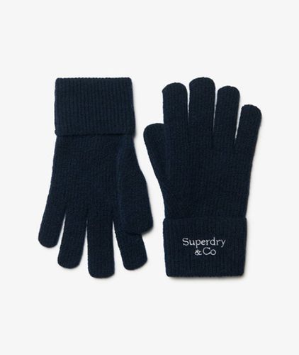 Herren Heritage Strickhandschuhe Rippstrick - Größe: 1Größe - Superdry - Modalova
