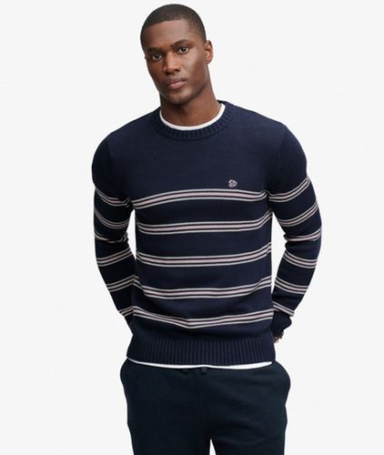 Herren Gestreifter Pullover mit Schmaler Passform - Größe: S - Superdry - Modalova
