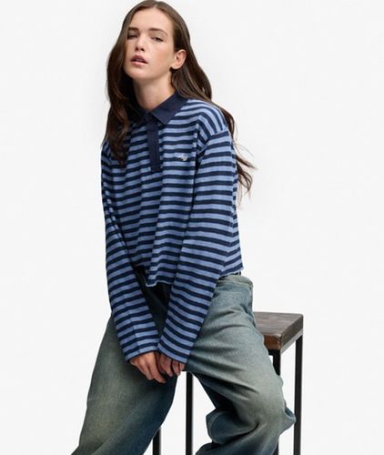 Damen Athletic Essentials Rugby-top mit OverGrößed-passform - Größe: 38 - Superdry - Modalova