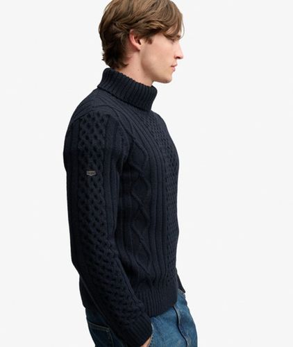 Herren Jacob Cable Rollkragenpullover - Größe: XL - Superdry - Modalova