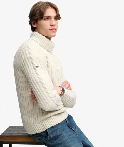 Herren Jacob Cable Rollkragenpullover - Größe: XL - Superdry - Modalova