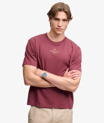Herren Micro Logo T-shirt - Größe: L - Superdry - Modalova