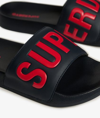 Herren Pool Sliders - Größe: 12-13 - Superdry - Modalova