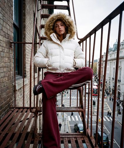 Damen Everest Bomberjacke mit Schmaler Passform - Größe: 40 - Superdry - Modalova