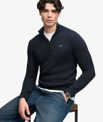 Herren Preppy Half-zip-pullover mit Schmaler Passform - Größe: S - Superdry - Modalova