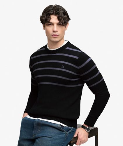 Herren Gestreifter Pullover mit Schmaler Passform - Größe: Xxl - Superdry - Modalova