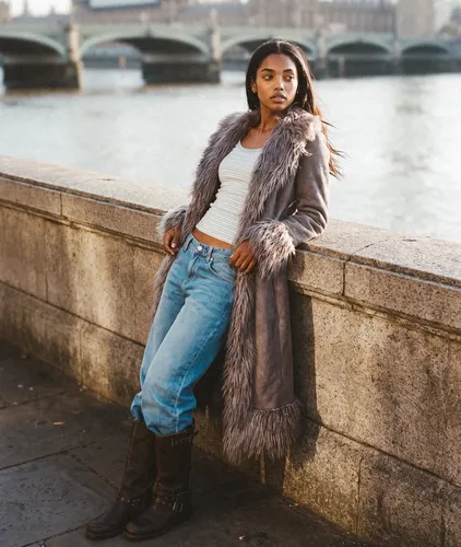 Damen Langer Afghan-mantel mit Schmaler Passform - Größe: 40 - Superdry - Modalova