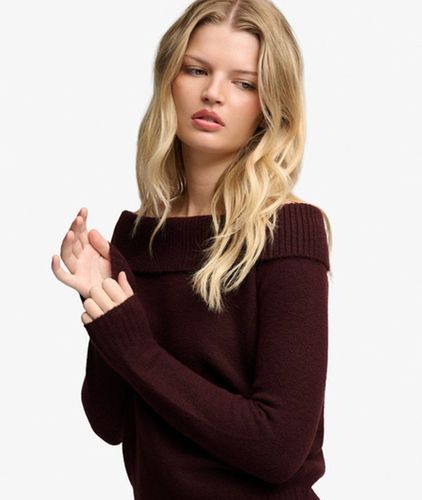 Damen Bardot Pullover mit Schmaler Passform - Größe: 34 - Superdry - Modalova