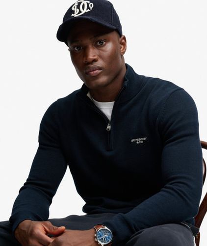 Herren Prep Essential Pullover mit Schmaler Passform - Größe: Xxl - Superdry - Modalova