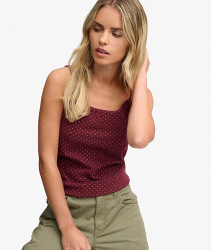Damen Gepunktetes Top mit Schmaler Passform - Größe: 40 - Superdry - Modalova