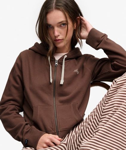 Damen Athletic Essentials Kapuzenjacke mit Lockerer Passform - Größe: 42 - Superdry - Modalova