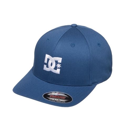 DC Shoes Cap Star 2 - Men Blue Flexfit Cap - DC Shoes UK - Modalova