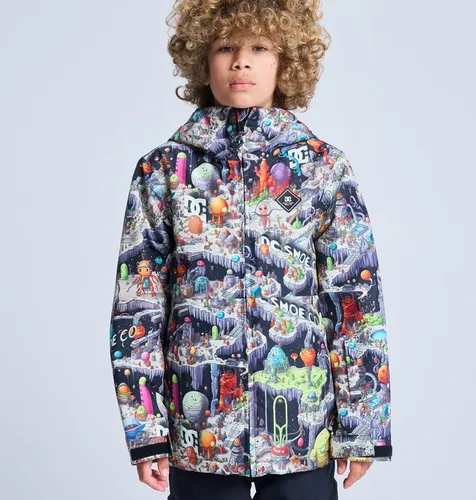 DC Shoes Basis Print - Boys 8-16 Black Technical Snow Jacket - DC Shoes UK - Modalova